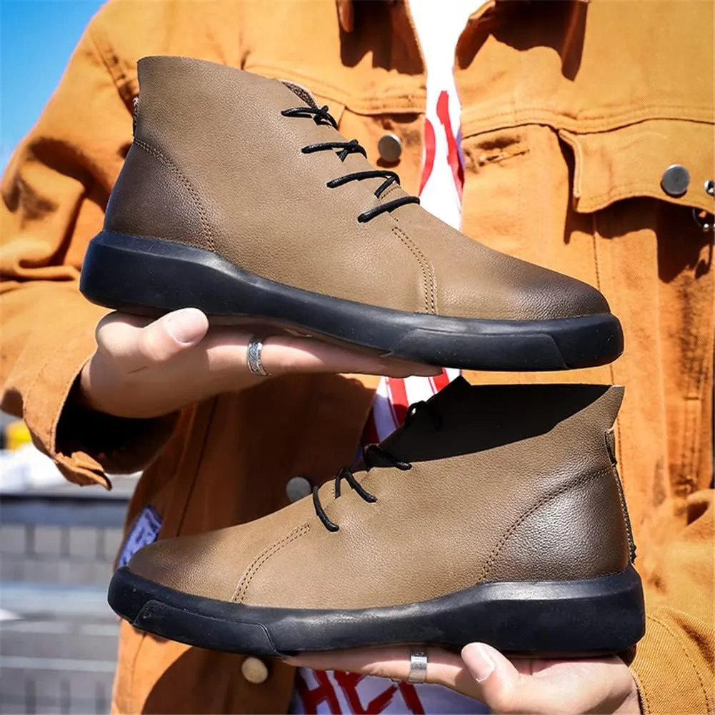 LEADER SHOW Men's Classic Chukka Boot Casual Lace Up Dress Shoes Ankle Desert Boots