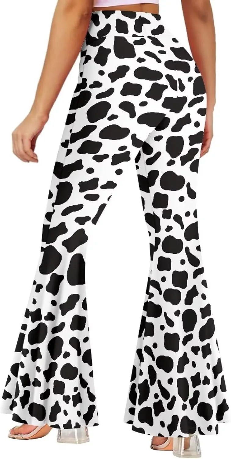 Leggings for Women Plus Size Yoga Pants, Buttery Soft Bell Bottom Palazzo, Skin-Friendly and Stretchy Slim-Fit