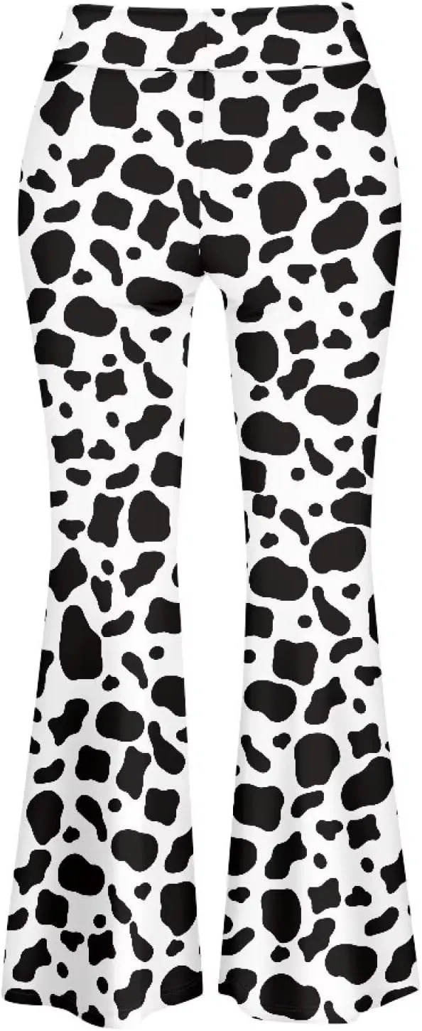 Leggings for Women Plus Size Yoga Pants, Buttery Soft Bell Bottom Palazzo, Skin-Friendly and Stretchy Slim-Fit