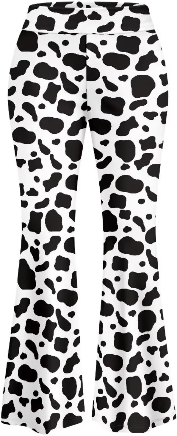 Leggings for Women Plus Size Yoga Pants, Buttery Soft Bell Bottom Palazzo, Skin-Friendly and Stretchy Slim-Fit
