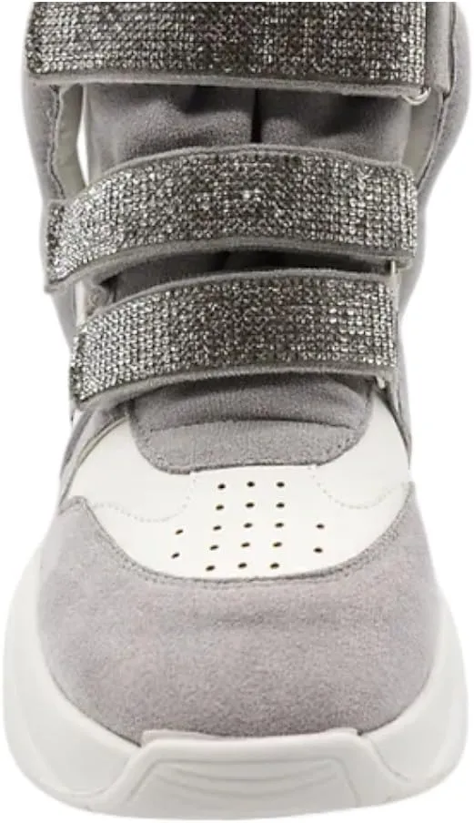 Liliana Women’s High Top Fashion Sneaker Hidden Platform Wedge Heel Shoes
