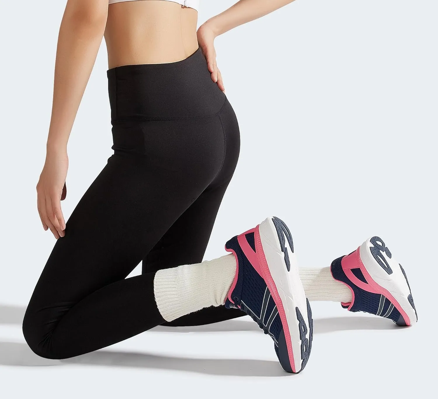 LUCKY STEP Women Walking Running Shoes Comfortable Hiking Shoes Breathable Non Slip Chunky Tennis Cross Training Workout Athletic Gym Sneakers