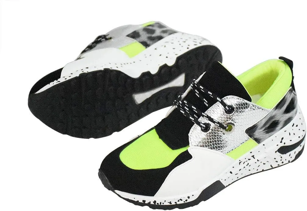 LUCKY STEP Women's Climbing Hiking Retro Jogger Cliff Sneakers Running Sport Trainer Shoes
