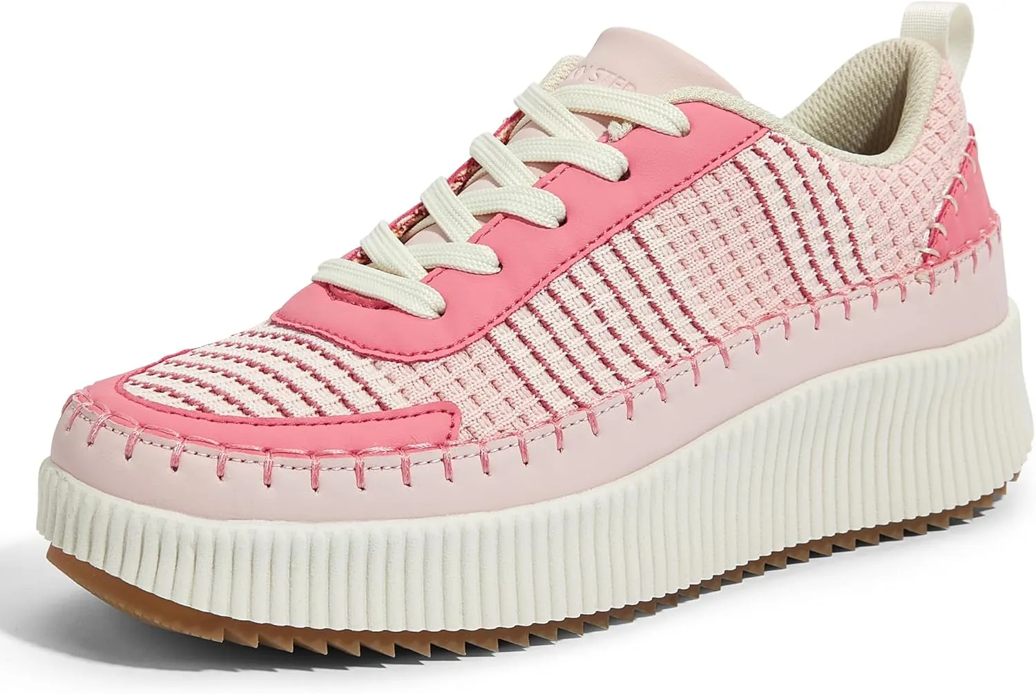 LUCKY STEP Women's Platform Sneakers Rhinestone Fashion Chunky Casual Sparkly Retro Braided Walking Shoes