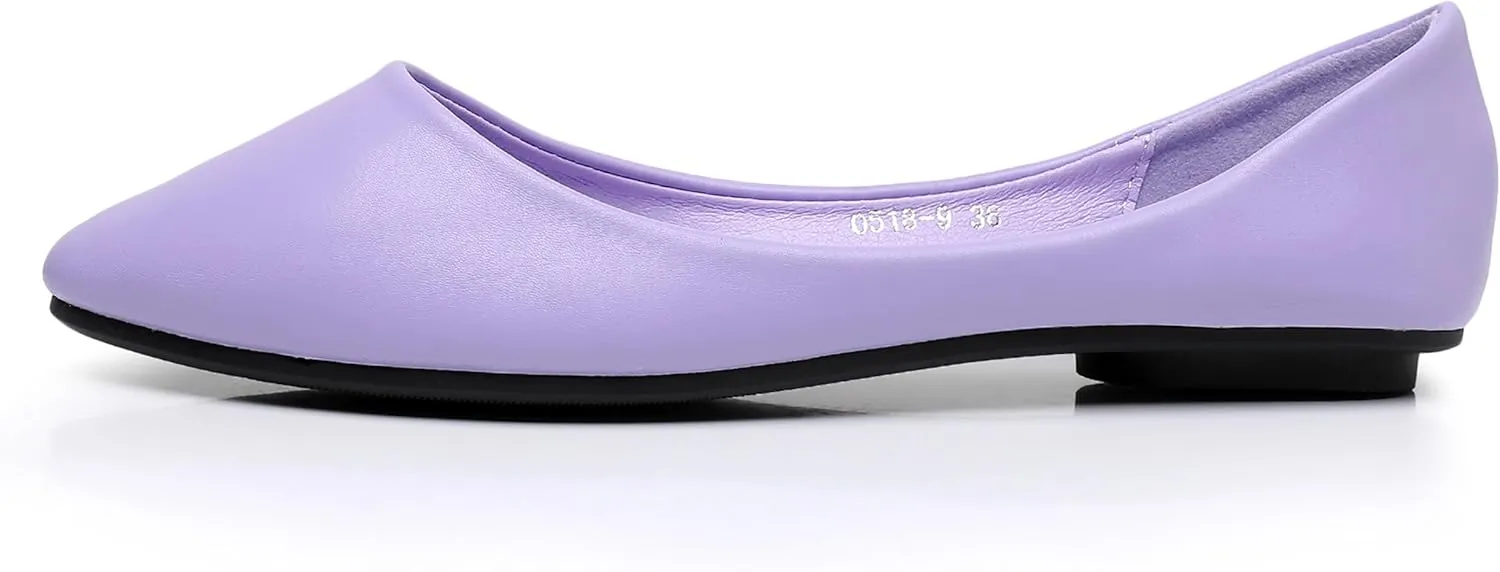 MAIERNISI JESSI Flats for Women Ballet Flats Pointed Toe Dress Business Casual Shoes