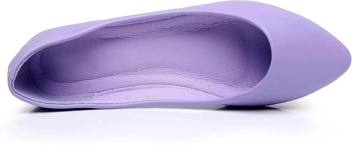 MAIERNISI JESSI Flats for Women Ballet Flats Pointed Toe Dress Business Casual Shoes