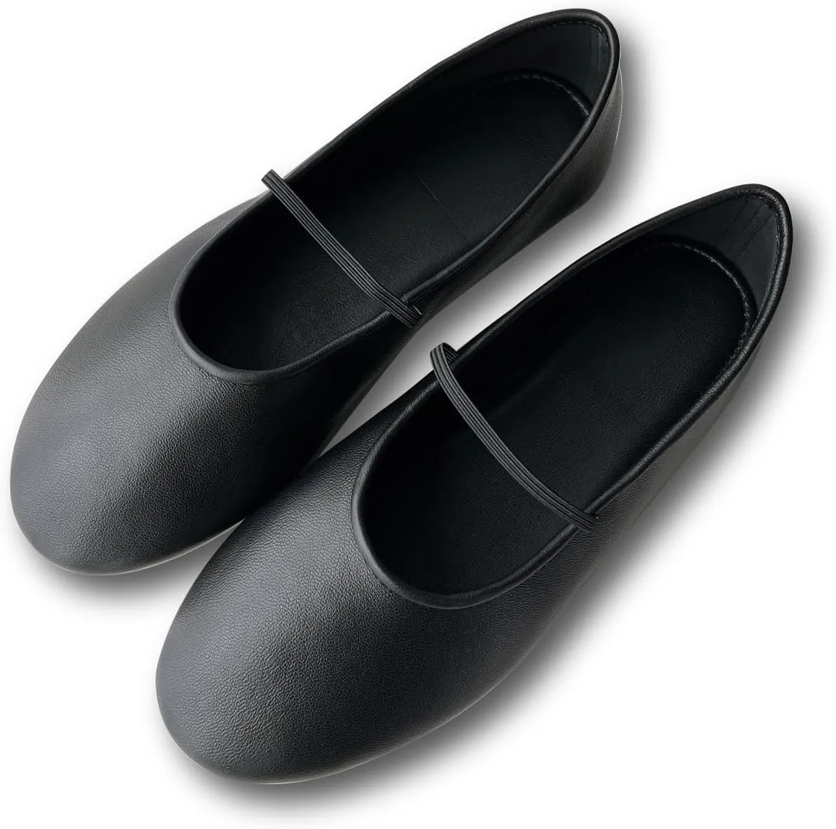 Mary Jane Ballet Flats Women Round Toe Ballerina Slip On Flats Comfortable Soft Flat Shoes for Women