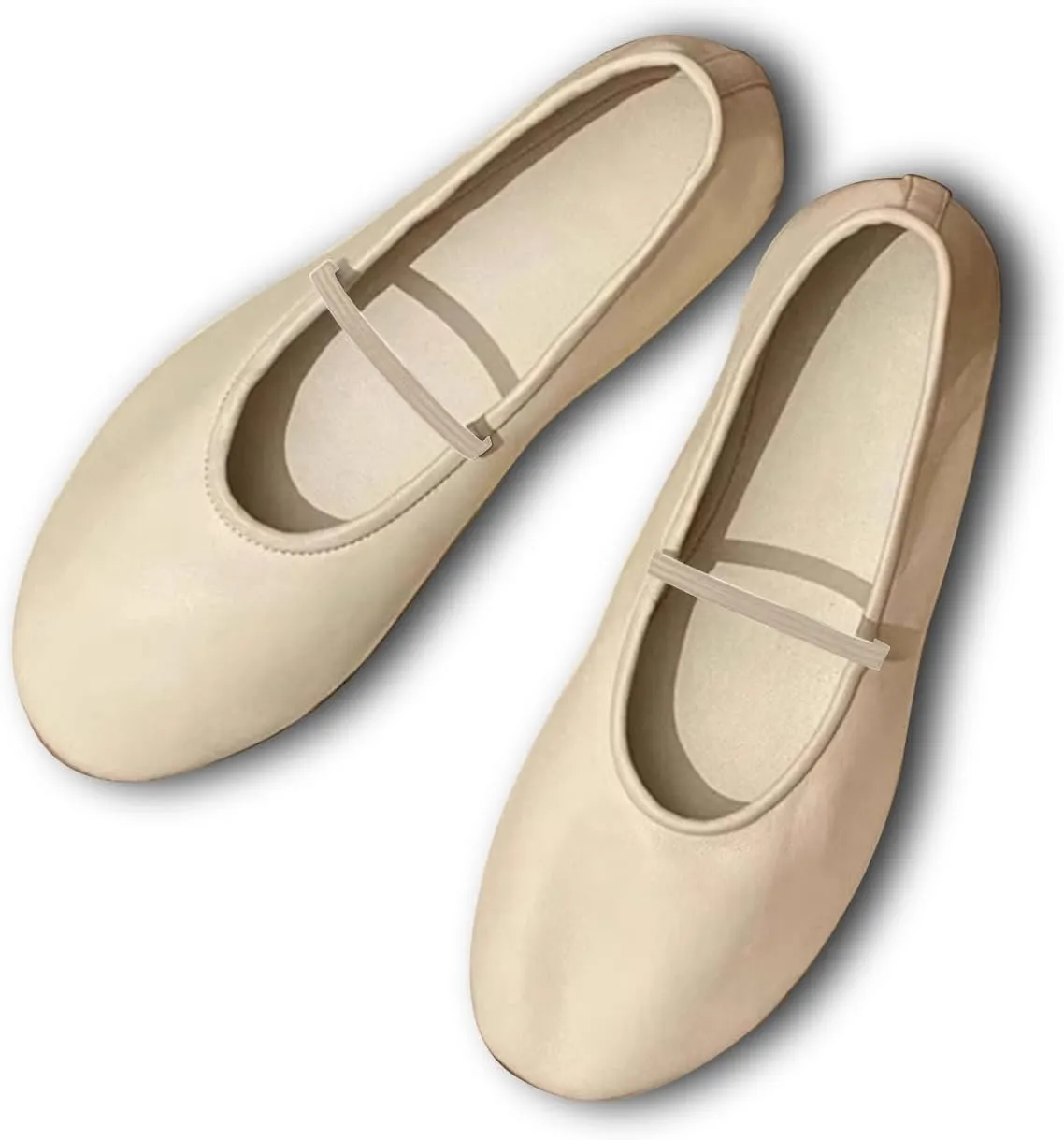 Mary Jane Ballet Flats Women Round Toe Ballerina Slip On Flats Comfortable Soft Flat Shoes for Women