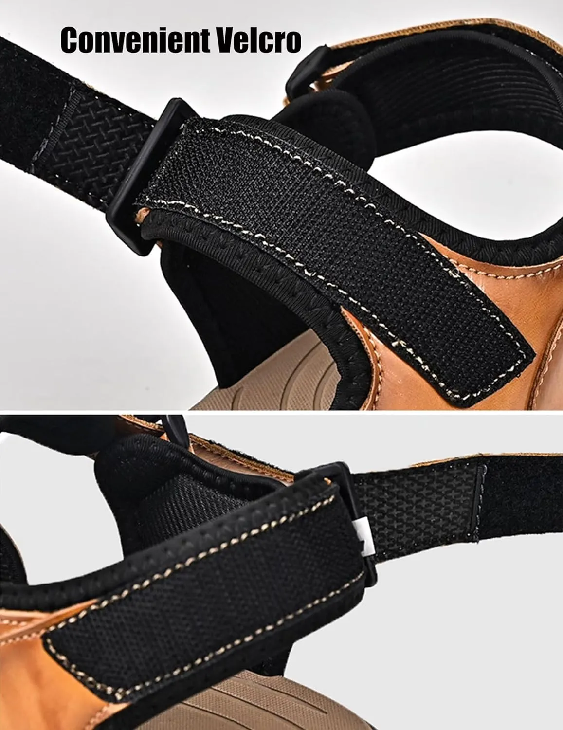 Men's Hiking Trekking Walking Sandals Comfortable Outdoor Breathable Water Shoes Closed Toe Sports Sandals