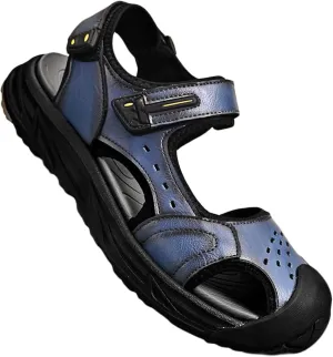 Men's Hiking Trekking Walking Sandals Comfortable Outdoor Breathable Water Shoes Closed Toe Sports Sandals