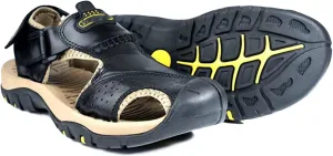 Men's Sandals Leather Closed Toe Beach Outdoor Summer Sport Hiking Sandals Size 6-11