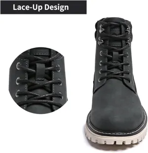 Mens Snow Boots Fur Lined Hiking Boots Waterproof Anti-Slip Outdoor Climbing Shoes