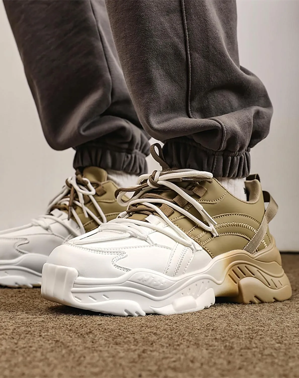 MFCT Streetwear Techwear Casual Chunky Sneakers for Men