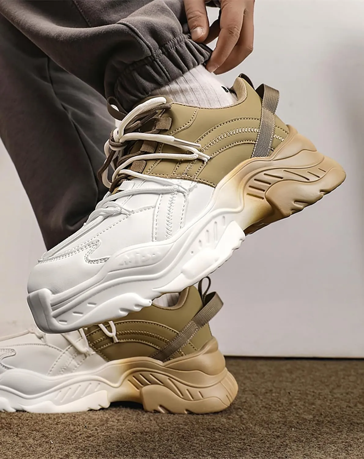 MFCT Streetwear Techwear Casual Chunky Sneakers for Men