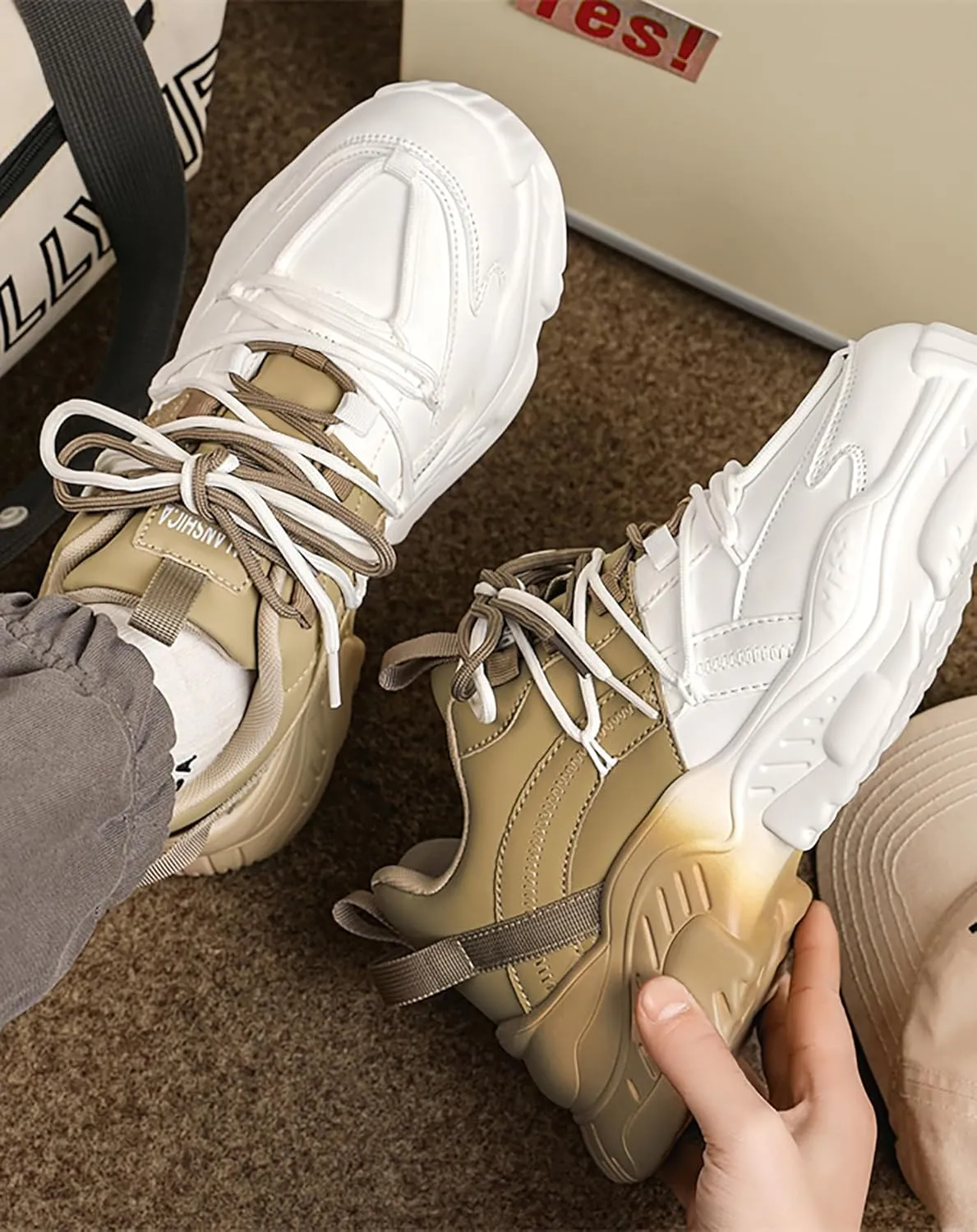 MFCT Streetwear Techwear Casual Chunky Sneakers for Men