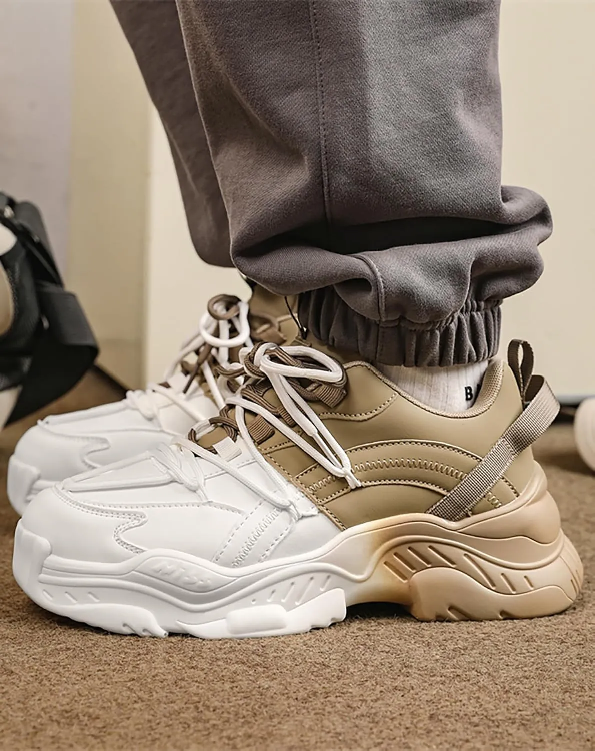 MFCT Streetwear Techwear Casual Chunky Sneakers for Men