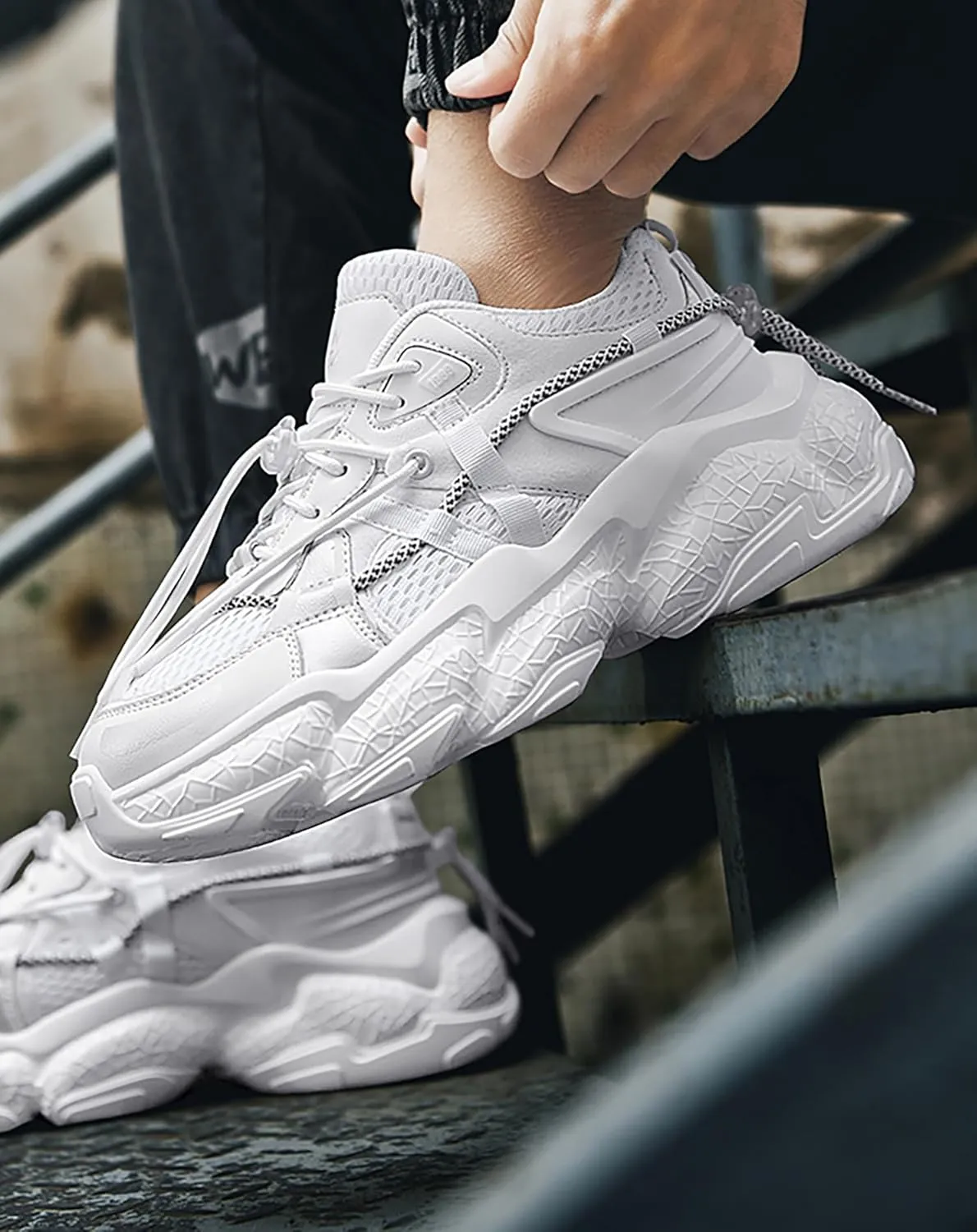 MFCT Techwear Streetwear Men's Urban Chunky Sneakers