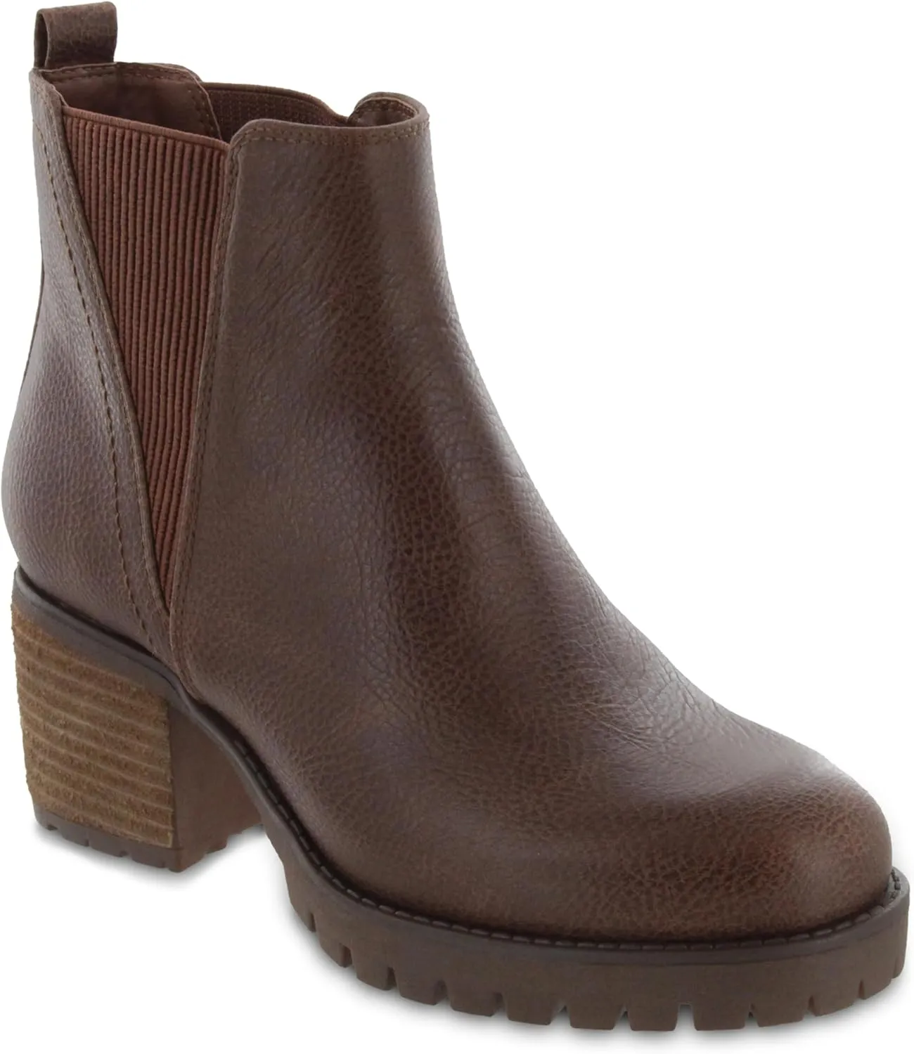MIA Jody Womens Vegan Leather Booties, Chelsea Boots