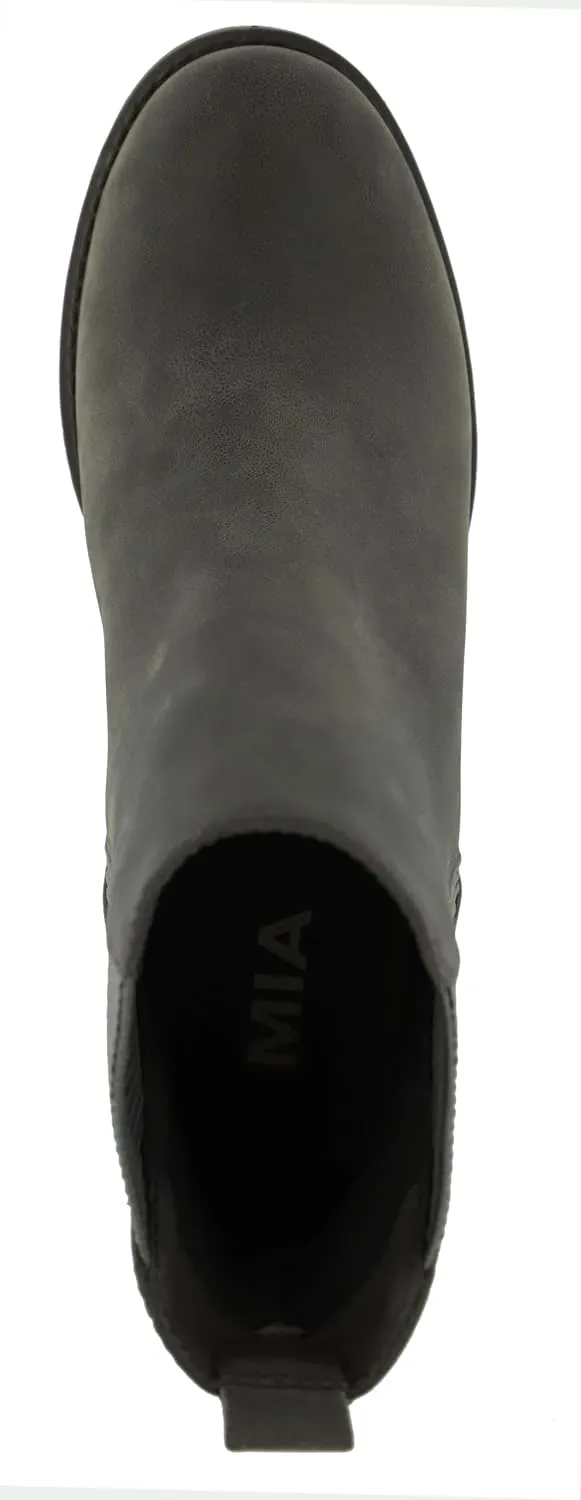 MIA Jody Womens Vegan Leather Booties, Chelsea Boots