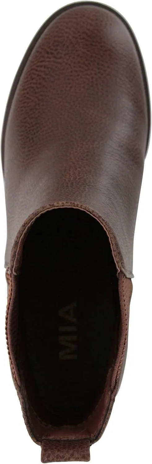 MIA Jody Womens Vegan Leather Booties, Chelsea Boots