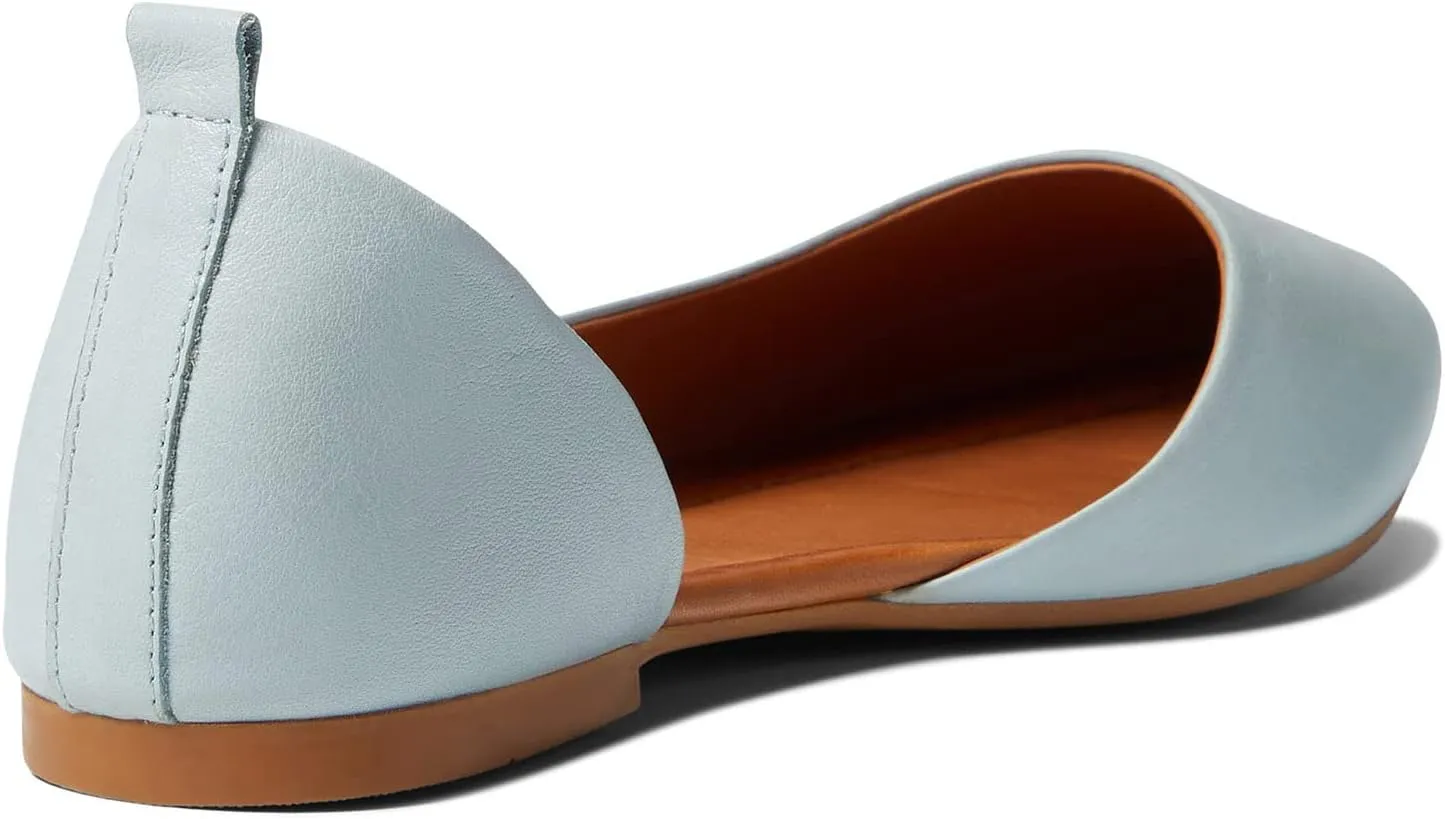 MOOMMO Women Cut Out Flat Shoes Pointed Toe Slip On Ballet Flats D’Orsay Comfortable Flat Heel Dress Shoes Side Cut Office Ladies Party Casual Driver Flats 4-11 M US