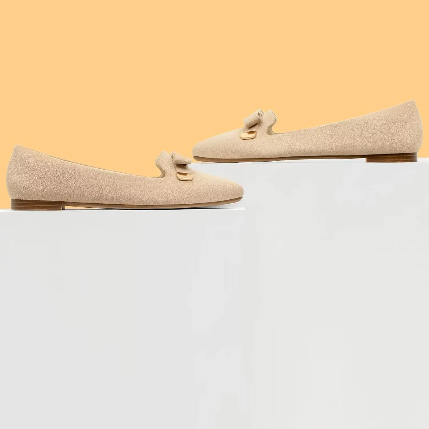 MUSSHOE Flat Shoes Women Comfortable Slip on Women's Flats Dress Shoes for Women