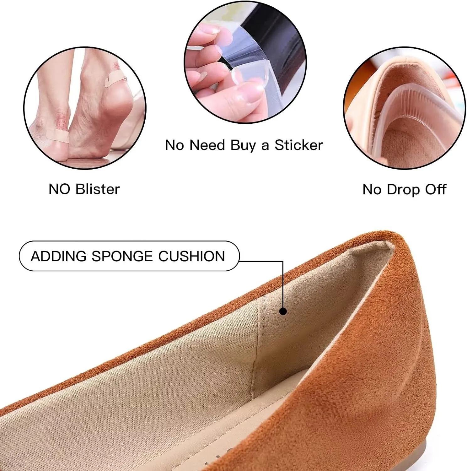 MUSSHOE Flat Shoes Women Comfortable Slip on Women's Flats Dress Shoes for Women