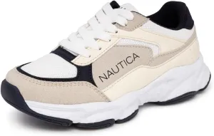 Nautica Kids Boys & Girls Athletic Sneakers - Chunky Cushion Heel Running & Hiking Shoes (Lace-Up/Bungee Slip-On) (Big Kid/Little Kid/Toddler)