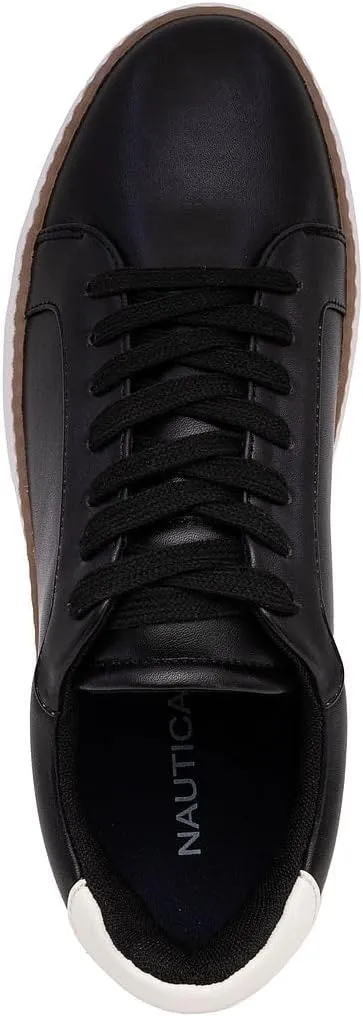Nautica Men's Classic Lace-Up Low Top Fashion Sneaker Loafer - Stylish and Comfortable Casual Shoe