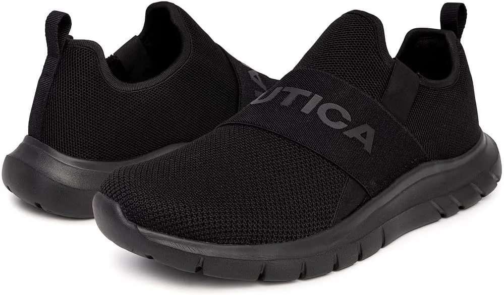 Nautica Men's Slip-On Sneakers – Casual Fashion Shoes for Walking, in Medium & Wide Widths
