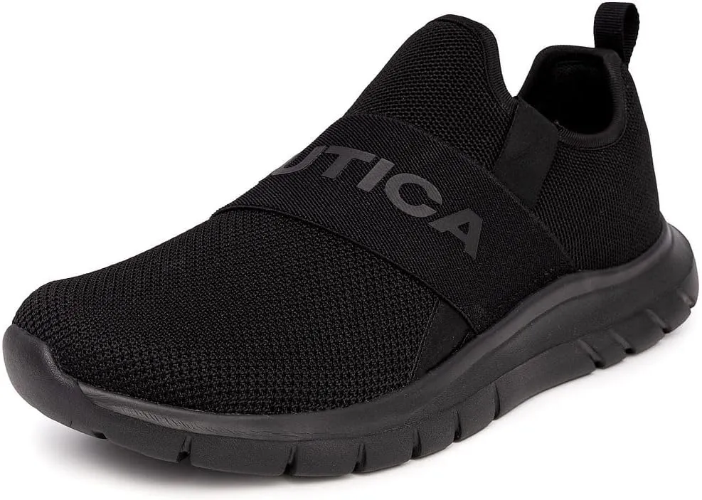 Nautica Men's Slip-On Sneakers – Casual Fashion Shoes for Walking, in Medium & Wide Widths