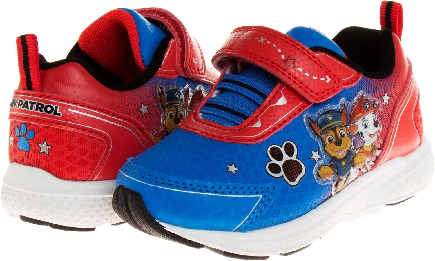 Nickelodeon Boy's Paw Patrol Chase and Marshall Sneakers Light-up Tennis (Toddler/Little Kid)