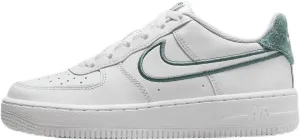 Nike Air Force 1 LV8 3 Big Kids' Shoes (FZ2008-100, Summit White/Bicoastal/Summit White) Size 4.5