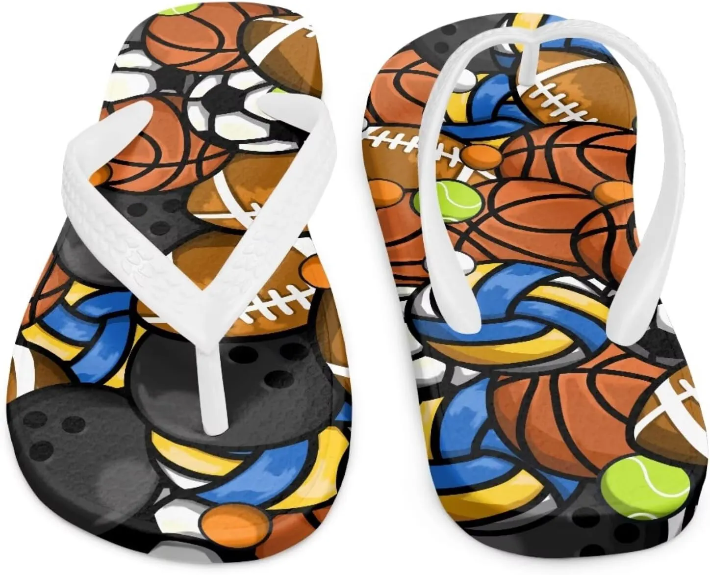 Novelty Patten Slip On Sandals Kids Sandals Flip Flops Boys Girls Comfort EVA Sole Shower House Slippers