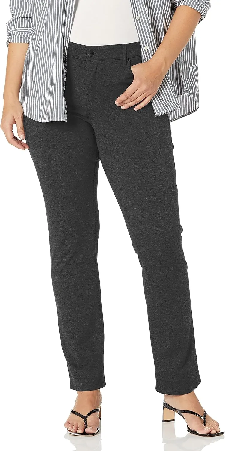 Nydj Women's Plus Size Ponte Marilyn Straight Leg Pant