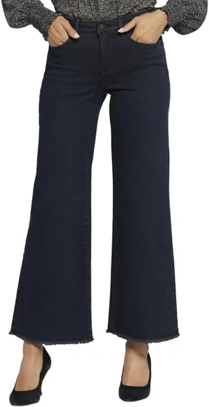NYDJ Women's Teresa Wide Leg Ankle Fray Hems