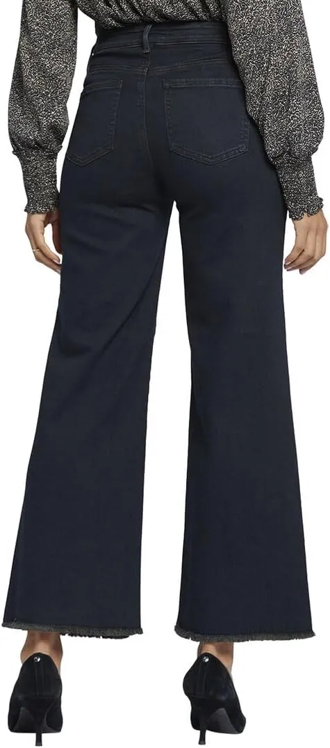 NYDJ Women's Teresa Wide Leg Ankle Fray Hems