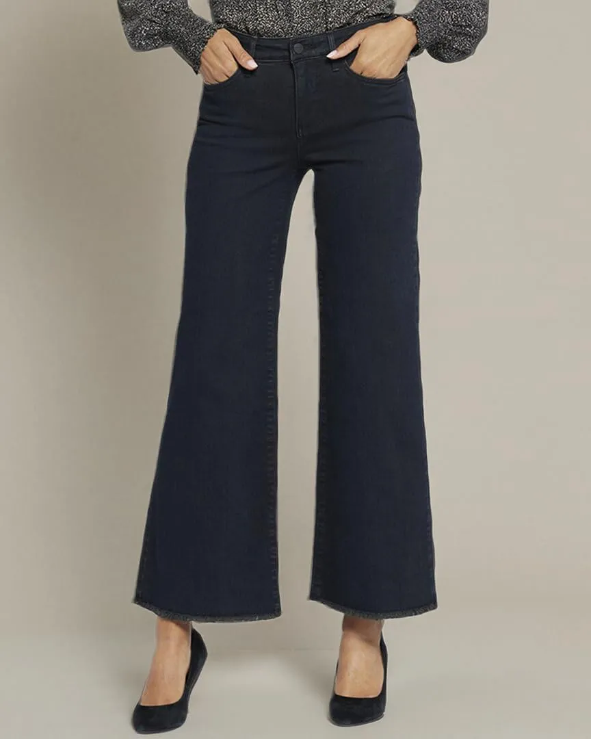 NYDJ Women's Teresa Wide Leg Ankle Fray Hems