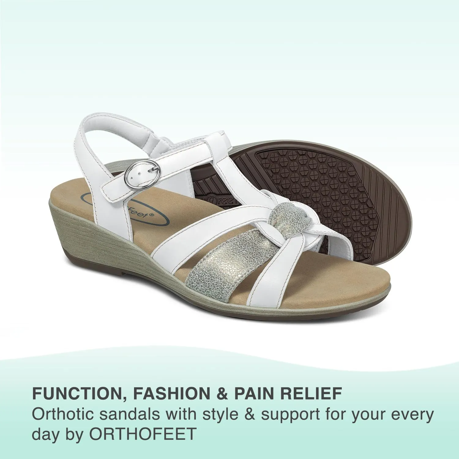 Orthofeet Women's Orthopedic Hope Sandals