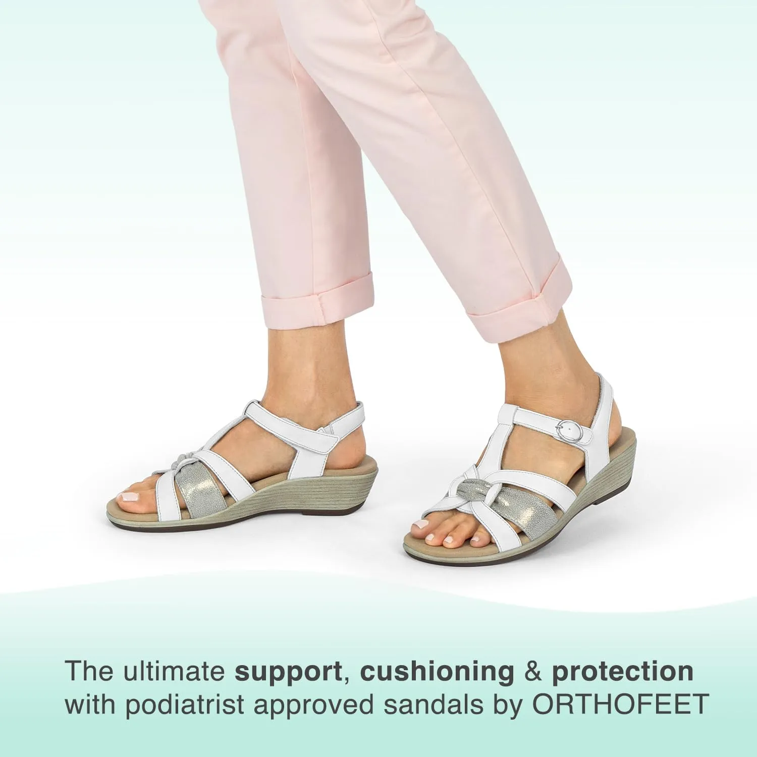 Orthofeet Women's Orthopedic Hope Sandals