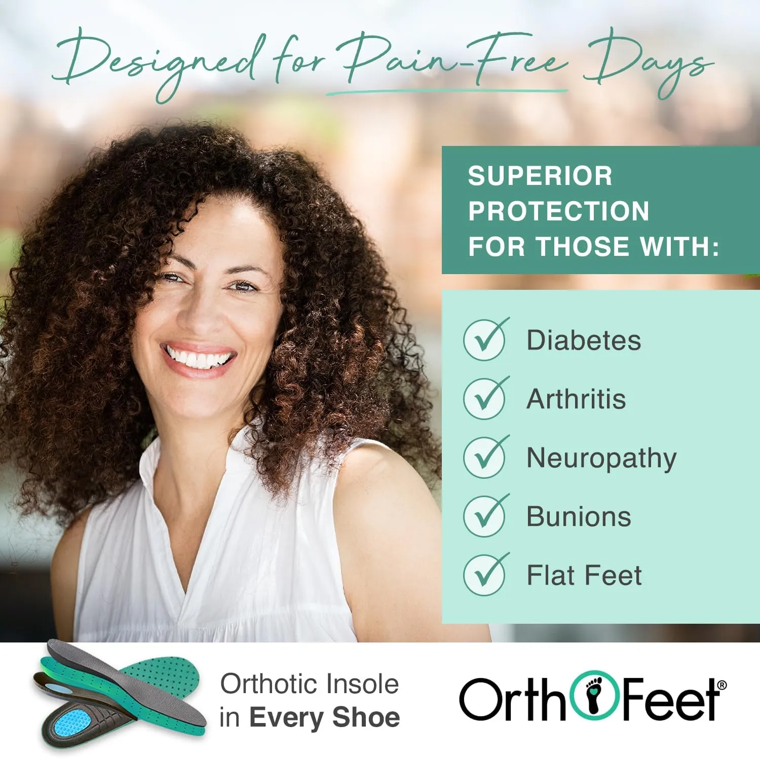 Orthofeet Women's Orthopedic Hope Sandals