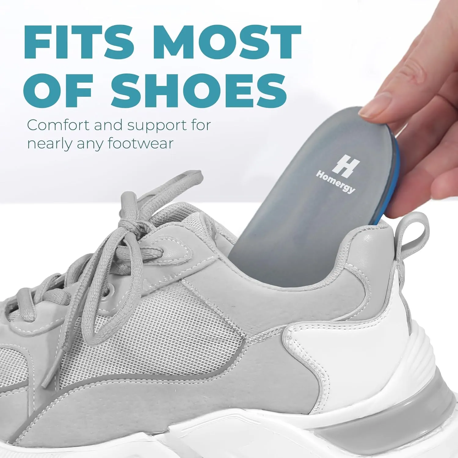 Orthopedic Heel Cups, 4 Pack, for Heel Pain Relief, Plantar Fasciitis, Bone Spurs, Pain Relief Protectors of Sore or Bruised Feet, Foot Relief Support, Comfort Cushion Insoles for Women/Men, FSA HAS