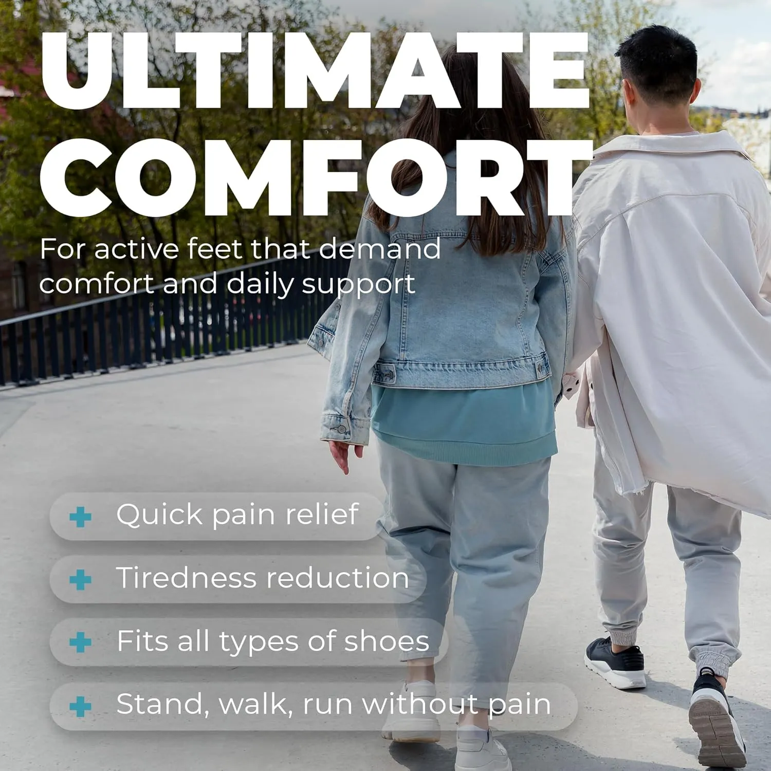 Orthopedic Heel Cups, 4 Pack, for Heel Pain Relief, Plantar Fasciitis, Bone Spurs, Pain Relief Protectors of Sore or Bruised Feet, Foot Relief Support, Comfort Cushion Insoles for Women/Men, FSA HAS