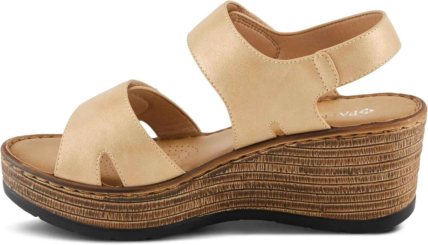 PATRIZIA Women's WOODROW Slingback Wedge Sandals