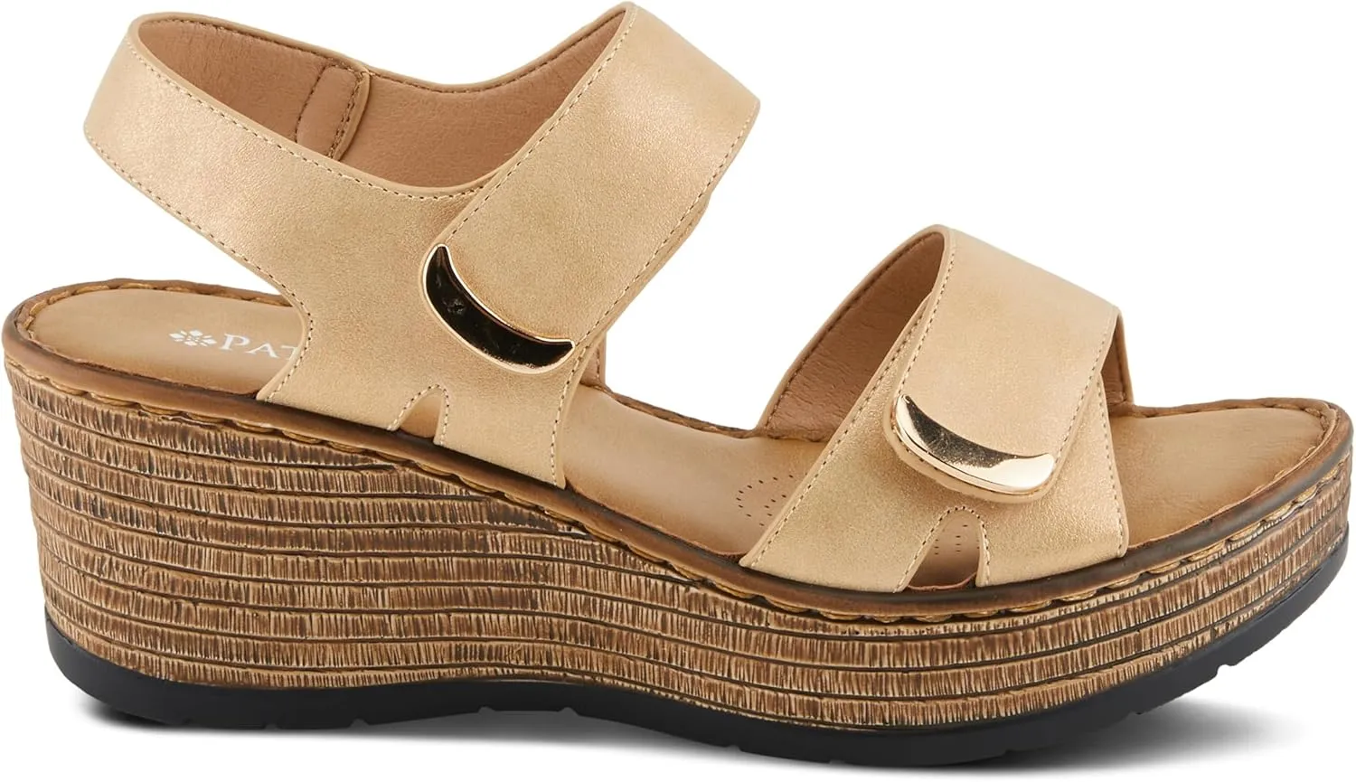 PATRIZIA Women's WOODROW Slingback Wedge Sandals