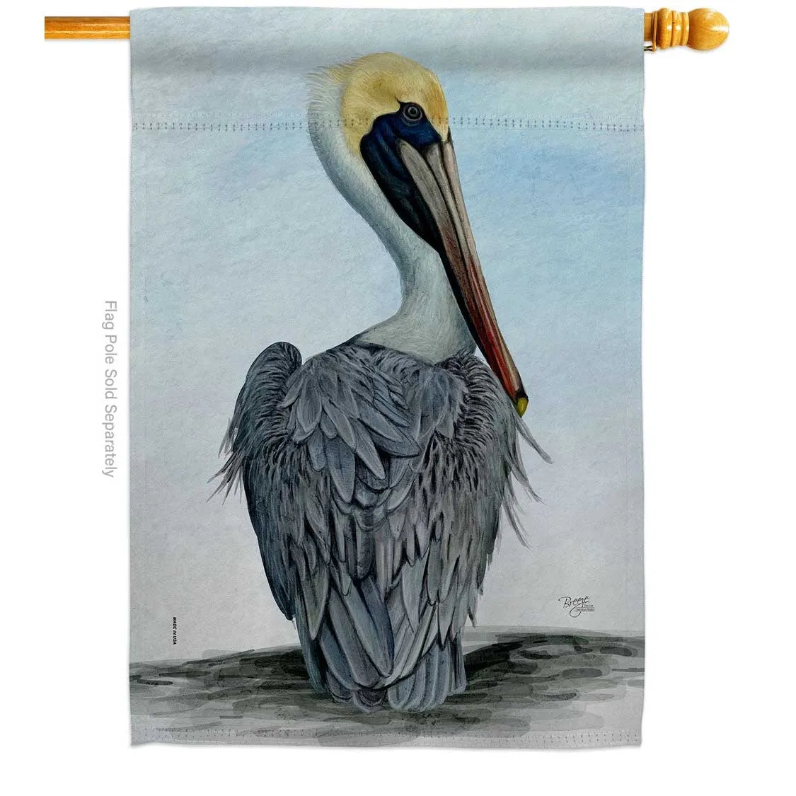 Pelican House Flag