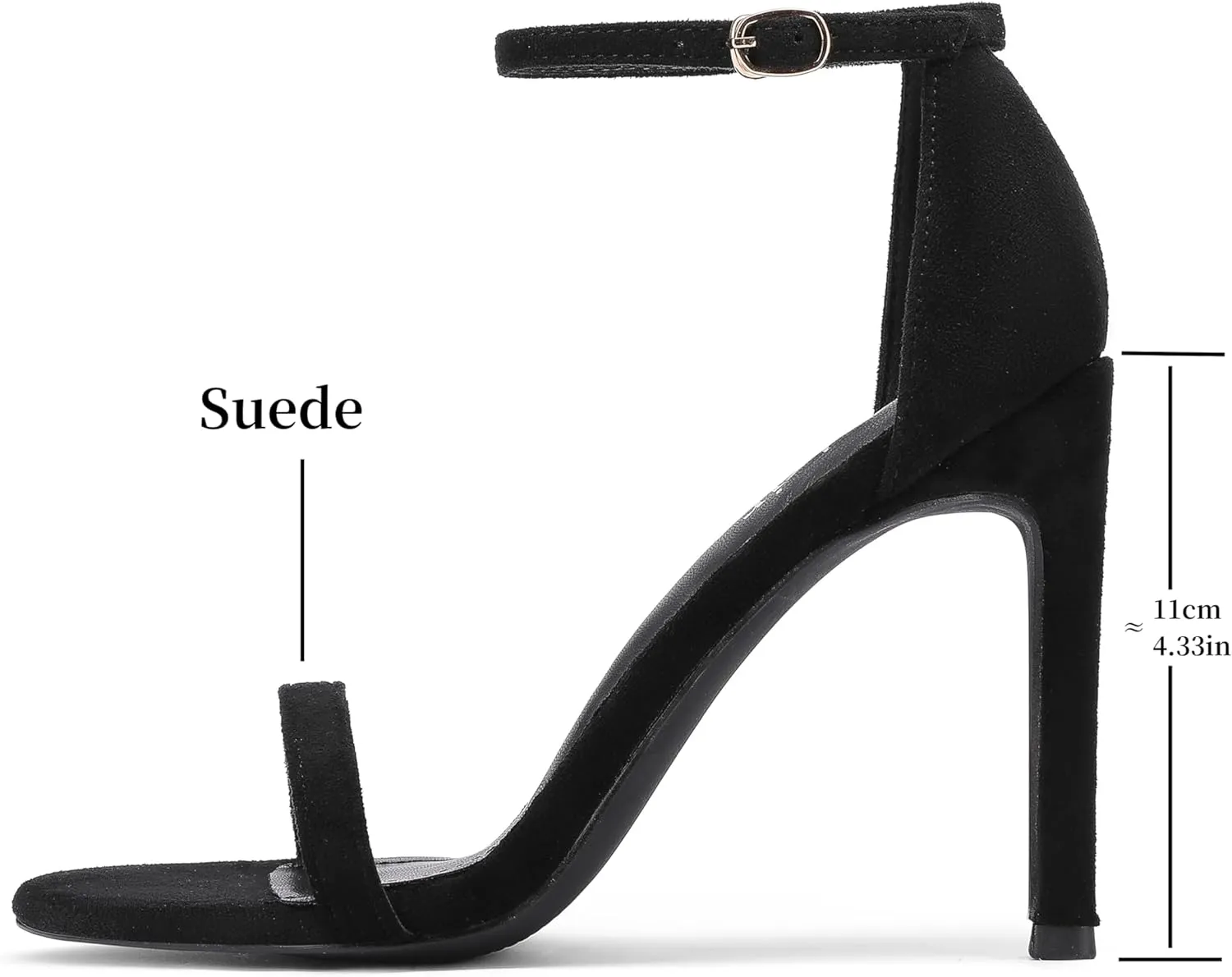 perixir Strappy Heels for Women High Stiletto Heels Sexy Prom Dressy Sandals Ankle Strap Heels Dainty Rope Stiletto Heel