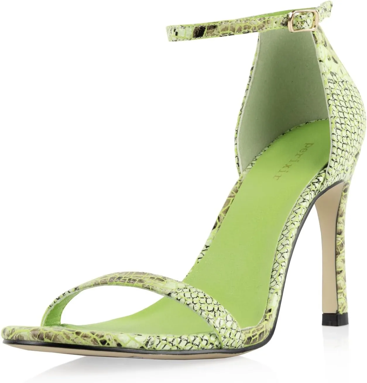 perixir Strappy Heels for Women High Stiletto Heels Sexy Prom Dressy Sandals Ankle Strap Heels Dainty Rope Stiletto Heel