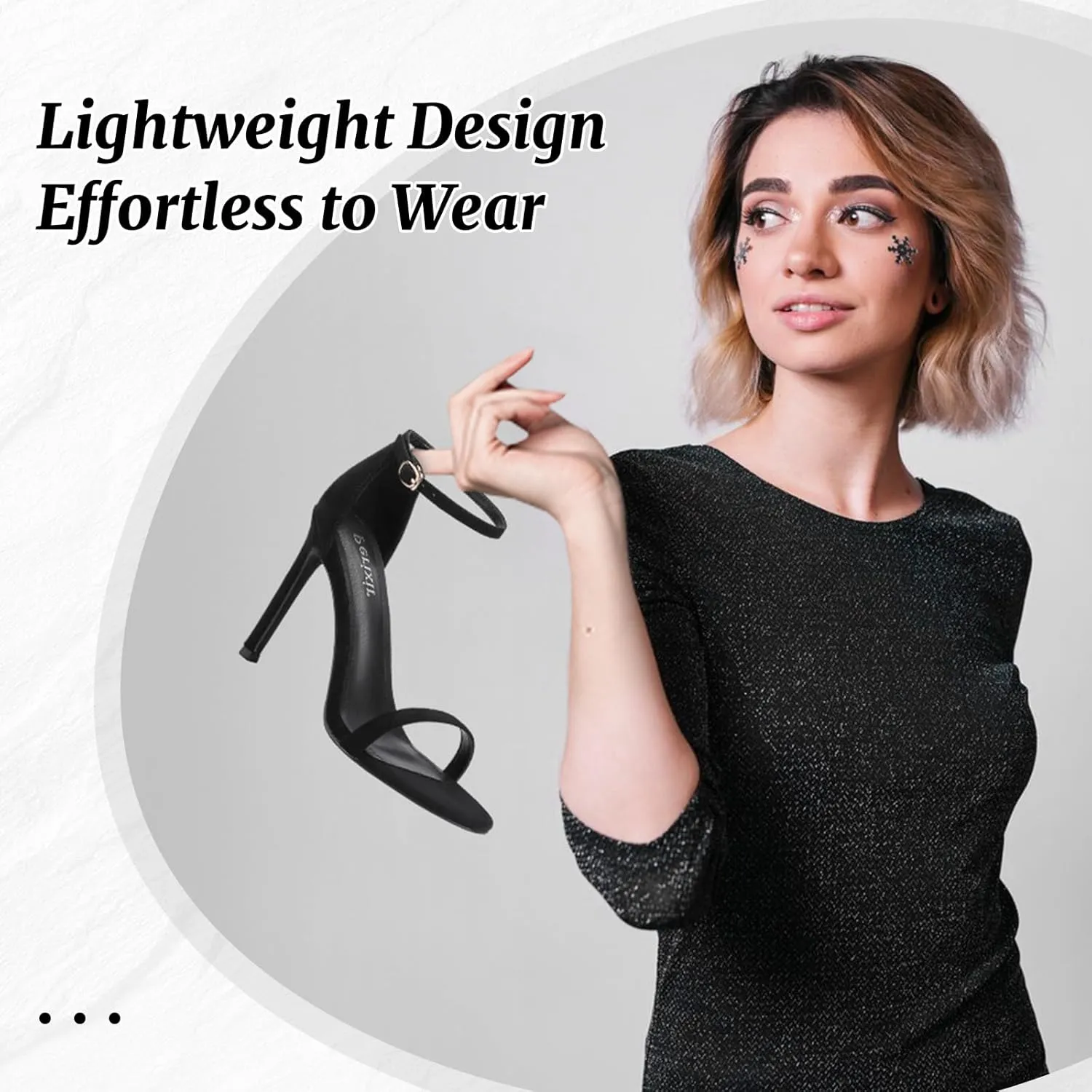 perixir Strappy Heels for Women High Stiletto Heels Sexy Prom Dressy Sandals Ankle Strap Heels Dainty Rope Stiletto Heel