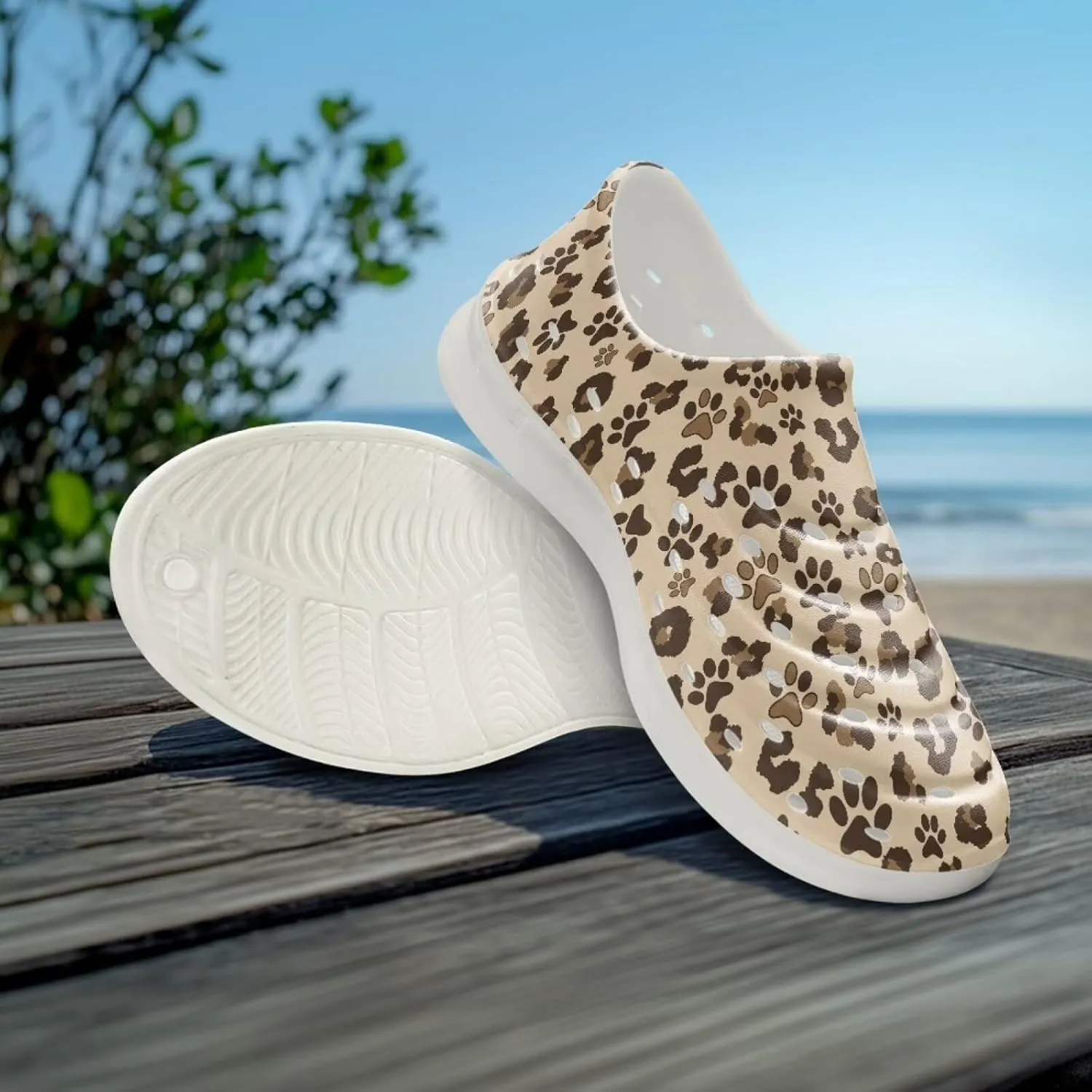 Pet Paw Sandals Kids Pillow Slide Breathable Close Toe Slippers Indoor Outdoor Anti Slip Pool Water Shoes